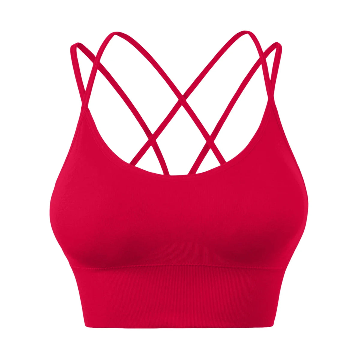 Women's Wirefree Crisscross Sports Bra – Yoga & Running