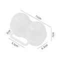 2-Cell Portable Egg Carrier Box – Shock-Absorbing PP Case