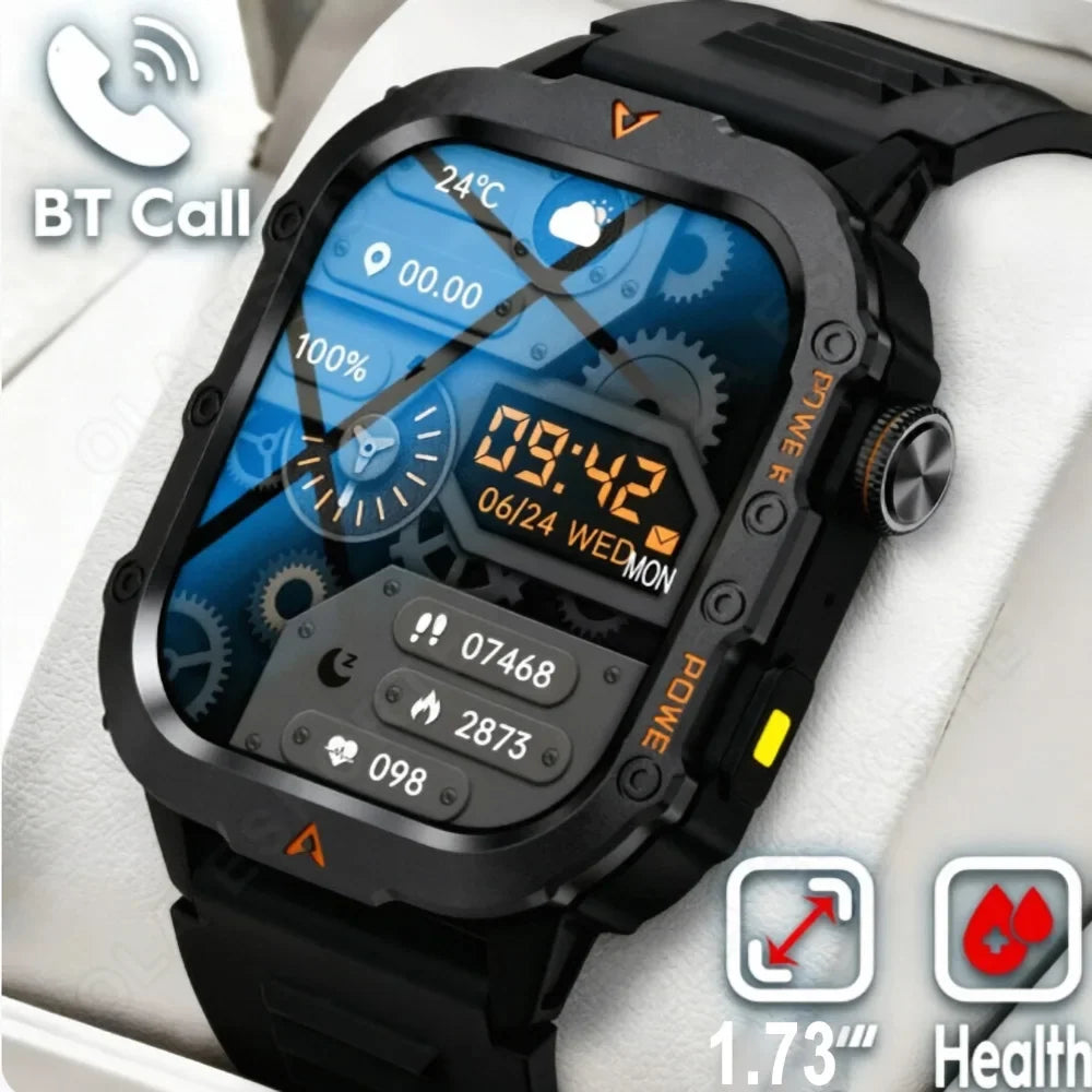 Men Smart Watch BT Call Sleep Heart Rate Health Monitor Outdoor LED