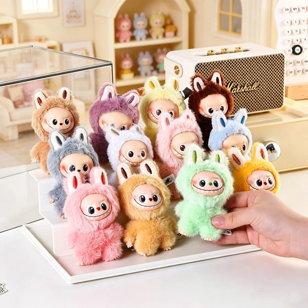 Stackable Transparent Labubu Doll Display Box Acrylic Blind Manual