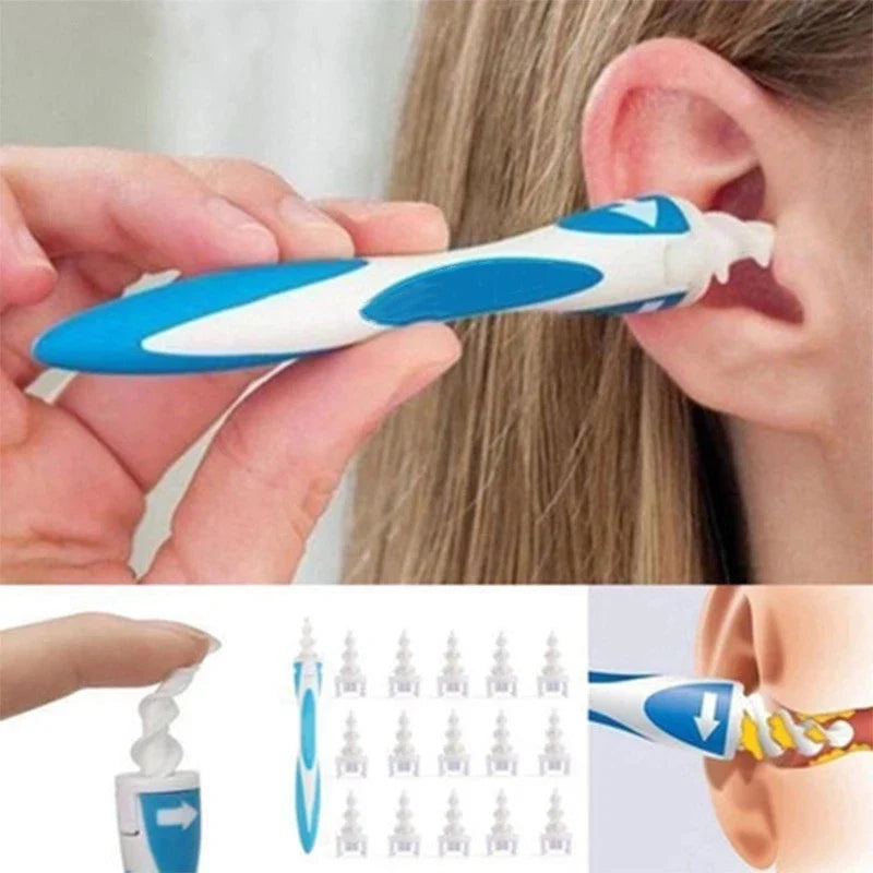 16-Piece Silicone Spiral Ear Wax Removal Set | Adults & Kids