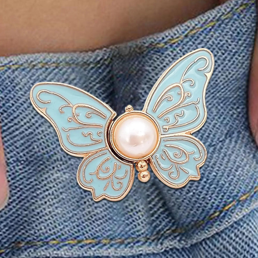 8-Pack Butterfly Waist Tightener Clips | No-Sew Alloy Adjusters