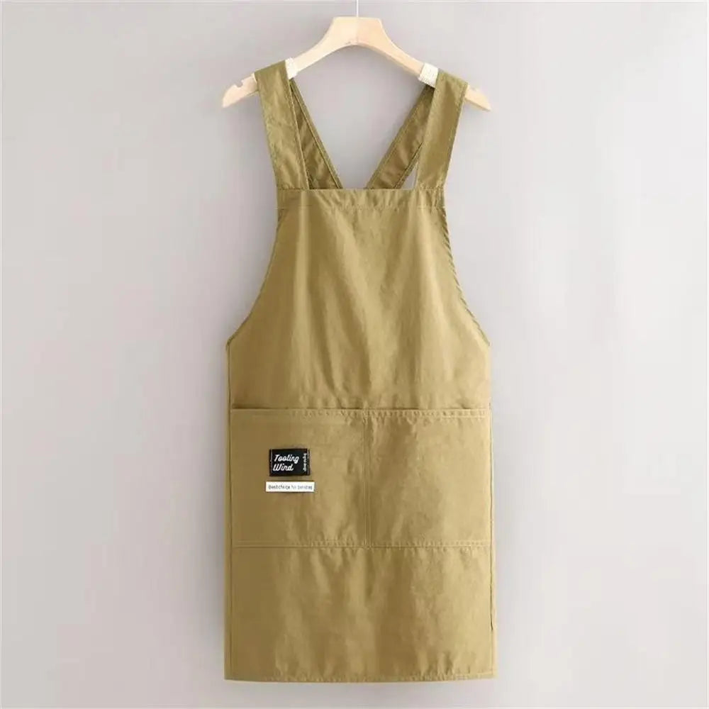 Household Apron Men Women Japanese Barber Coffee Workwear Oil-proof