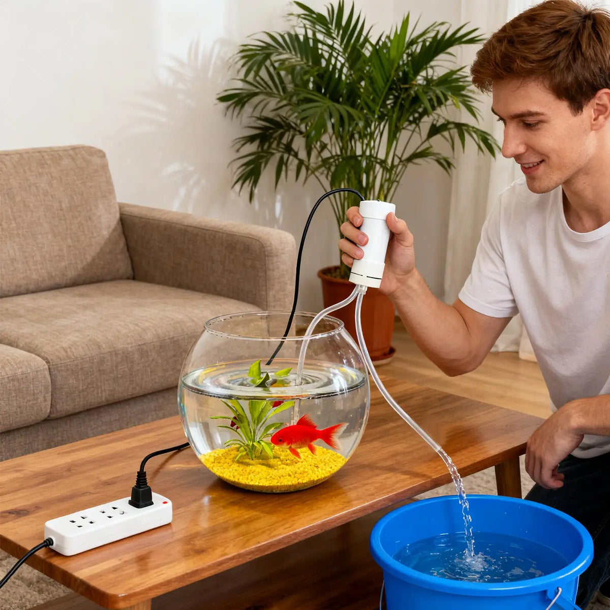 USB Self-Priming Siphon Pump | Aquarium, Garden & Pool