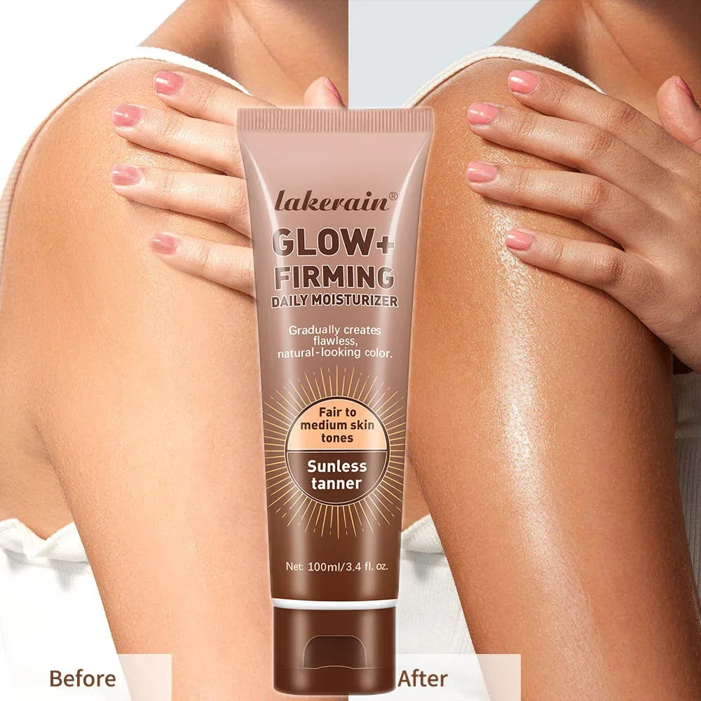 Lakerain Gradual Self Tanner Lotion – Streak-Free Sunless Tan