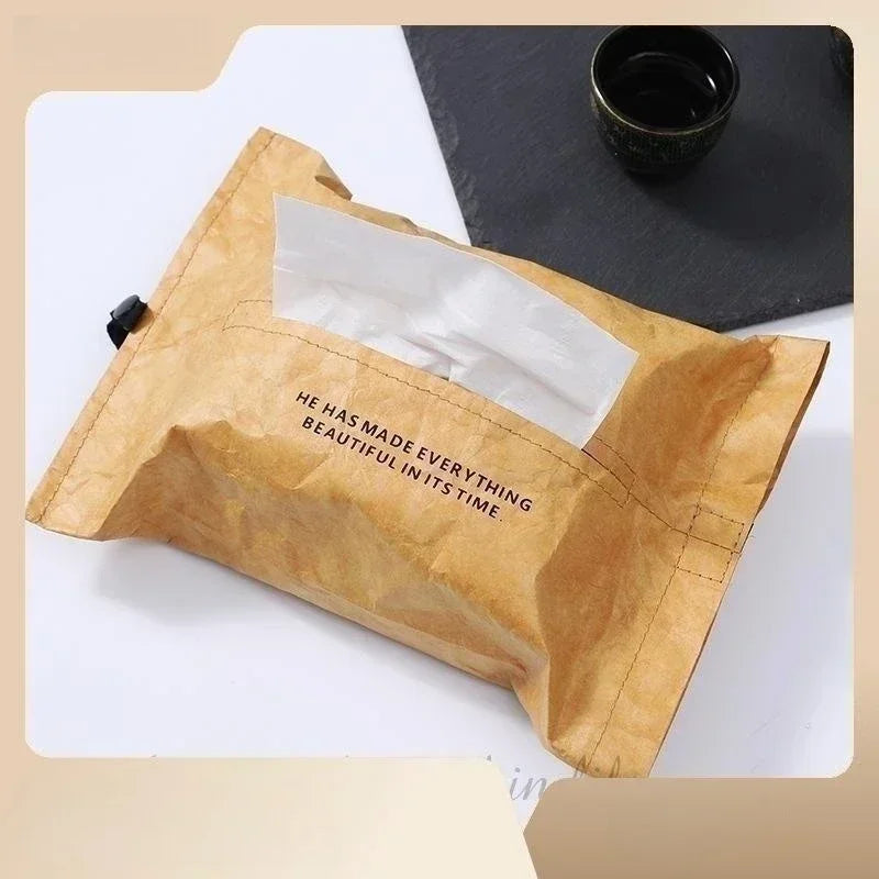 Microfiber Tissue Box Cover – Car & Home Tissue Holder