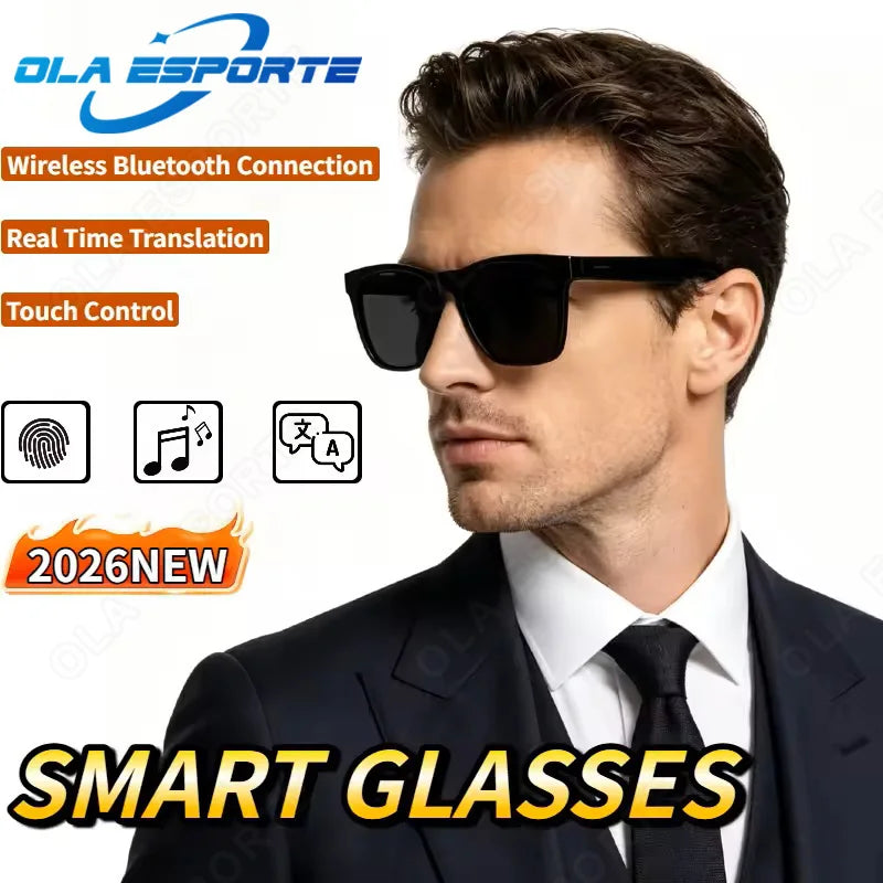 Smart Glasses Remote Control Touch Multifunctional Voice Assistant