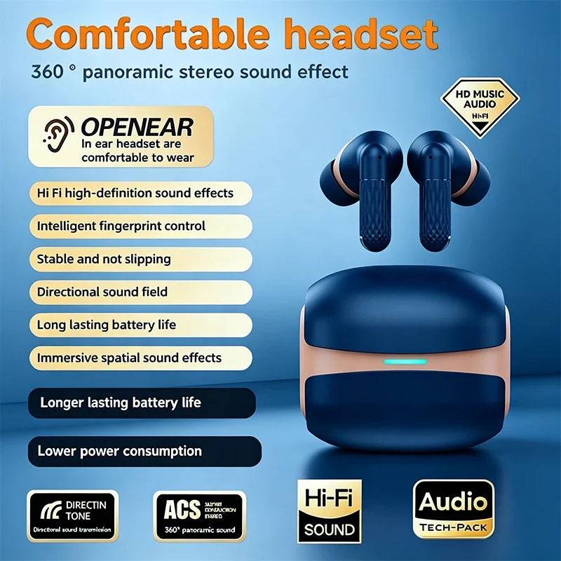Wireless ANC In-Ear Earbuds with Charging Case | HiFi Stereo