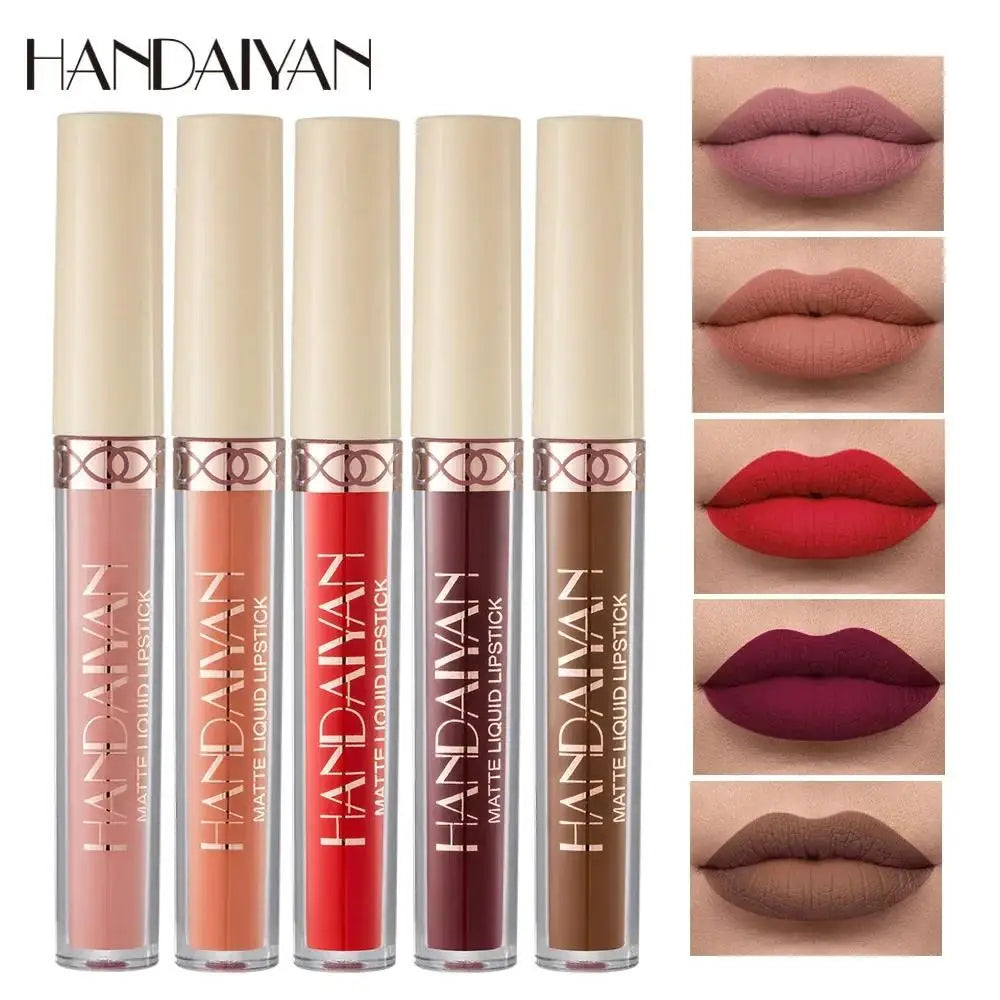 Handaiyan Matte Velvet Liquid Lip Glaze – Waterproof Lip Stain