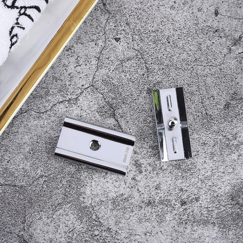 2026 Yaqi Chrome Mercury Men Safety Razor Head Flash Blade Gap Weight