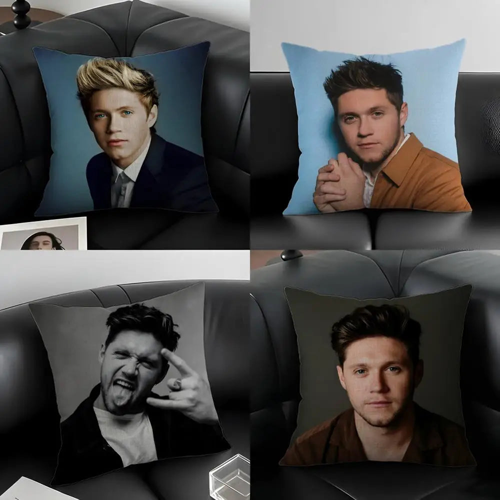 Niall Horan Linen Cushion Cover – Fan Art Printed Pillowcase