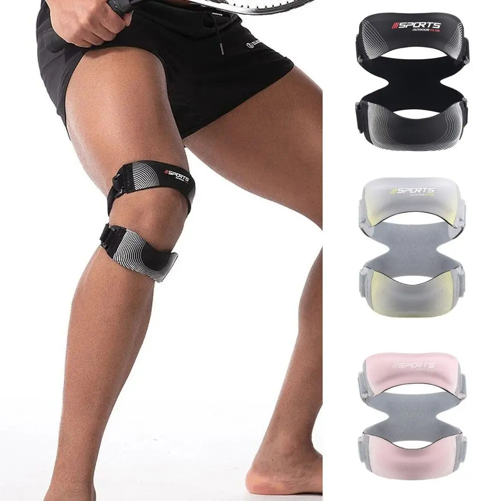 Adjustable Patella Knee Brace – Dual Silicone Pads & Support