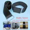 Width Nylon Velcro Cargo Straps Heavy Duty Luggage Lashing Motorcycle