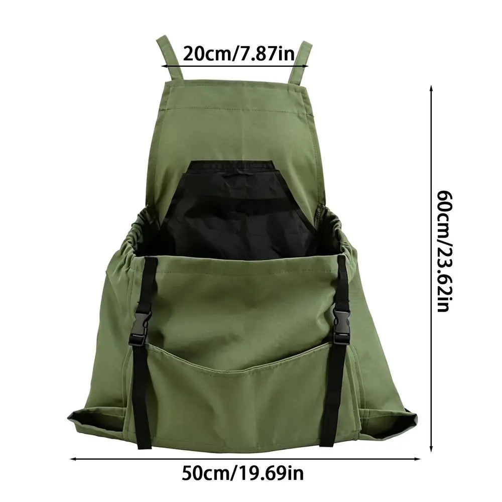 Garden Harvesting Apron with Large Pockets | Oxford Cloth