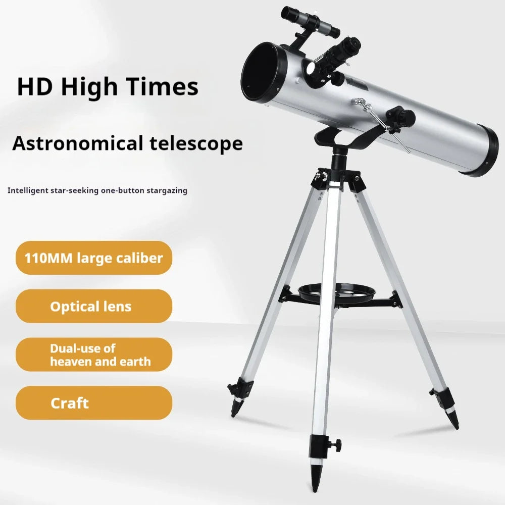 525x Astronomical Telescope – 114mm Refractor for Adults & Kids