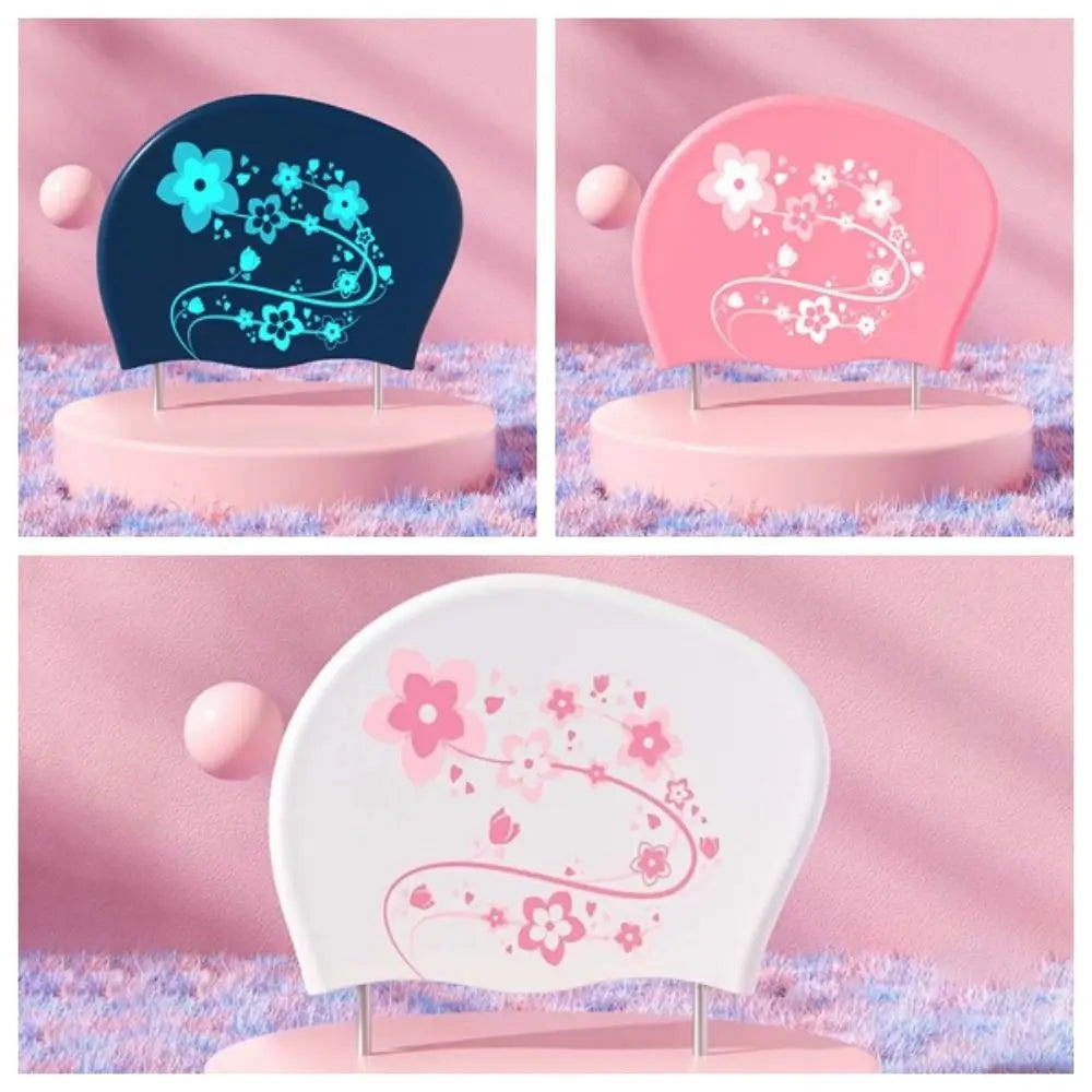 Floral Silicone Swim Cap – Women's Snorkeling & Diving Hood