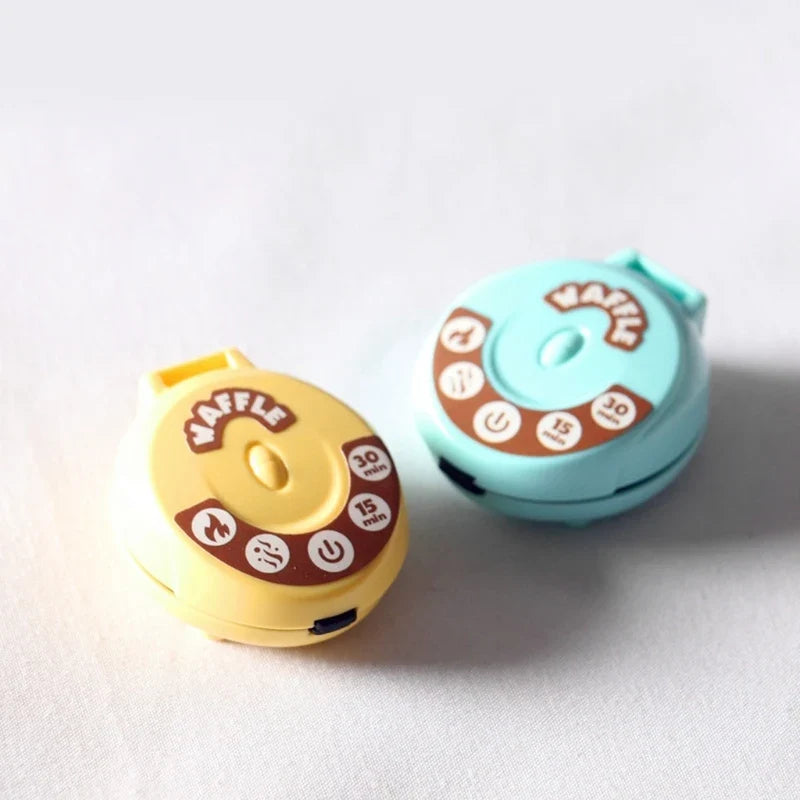 Miniature Waffle Maker Dollhouse Kitchen Toy – Pretend Play