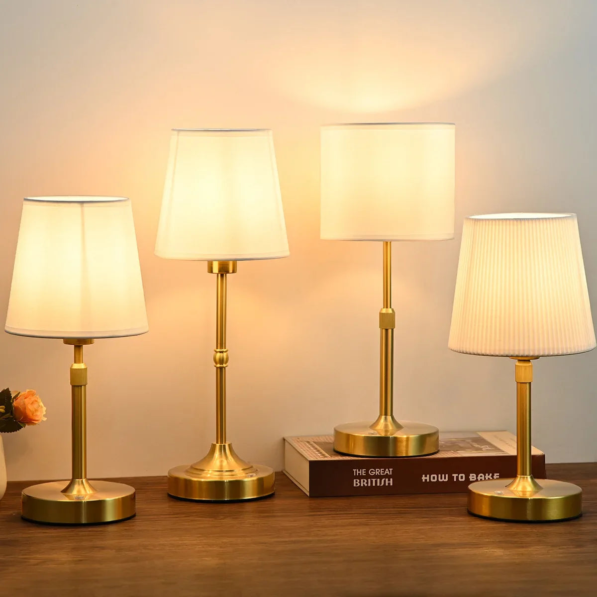Wholesale French Fabric Bedside Lamps Creative Retro Charging Table