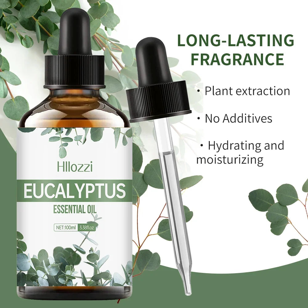 Hllozzi Eucalyptus Essential Oil – Nourishing Massage Oil