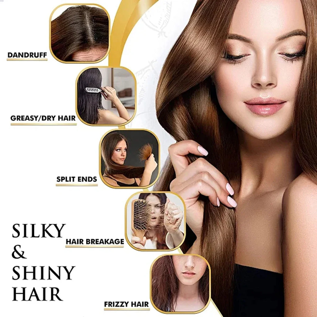 Hair Oil with Hyaluronic Acid, Olive & Coconut Oil | Soft & Shiny