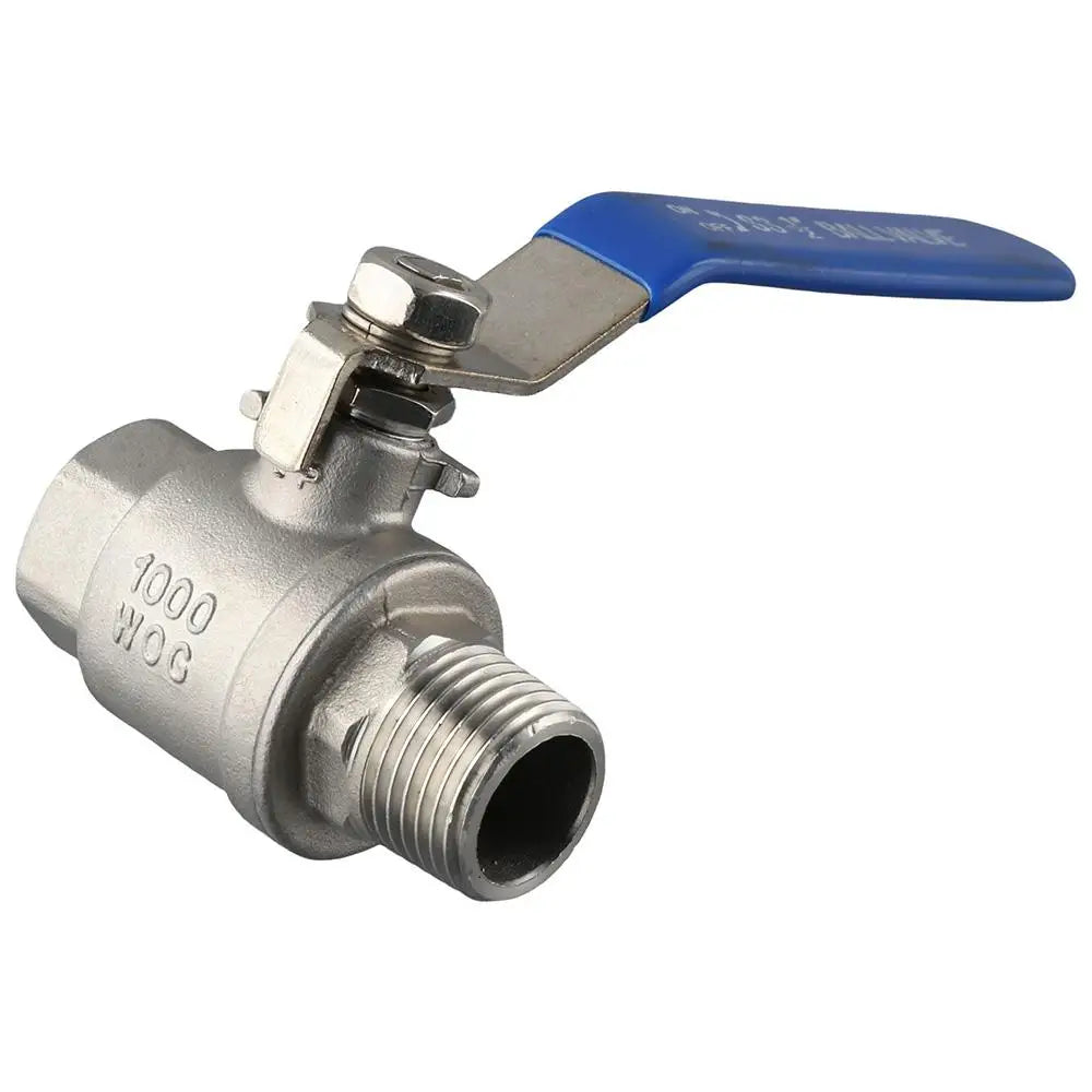 Pressure Resistant 304 Stainless Steel Ball Valve 1 2 Female X Male
