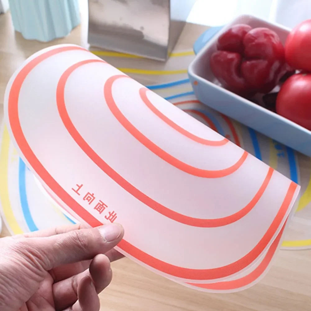 Flexible Food-Grade PP Cutting Board – Non-Slip, 3 Sizes