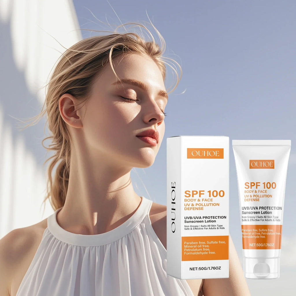 SPF 100 Hydrating Sunscreen Lotion | UVA UVB Protection 50g