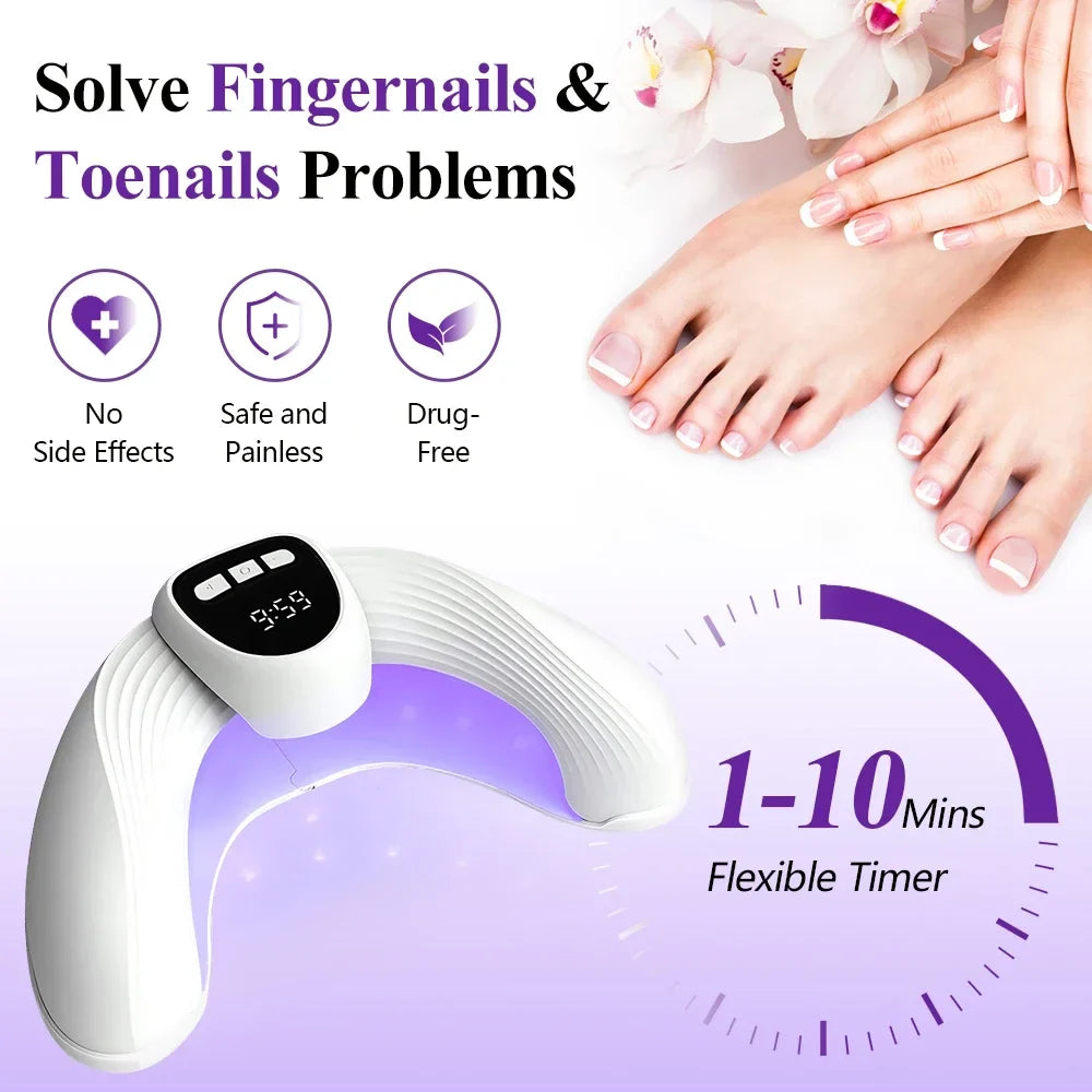 Dual-Wavelength Nail Light Therapy Device | Toenail & Fingernail