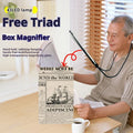 Hands-Free Neck Magnifier with LED Light & USB Charging