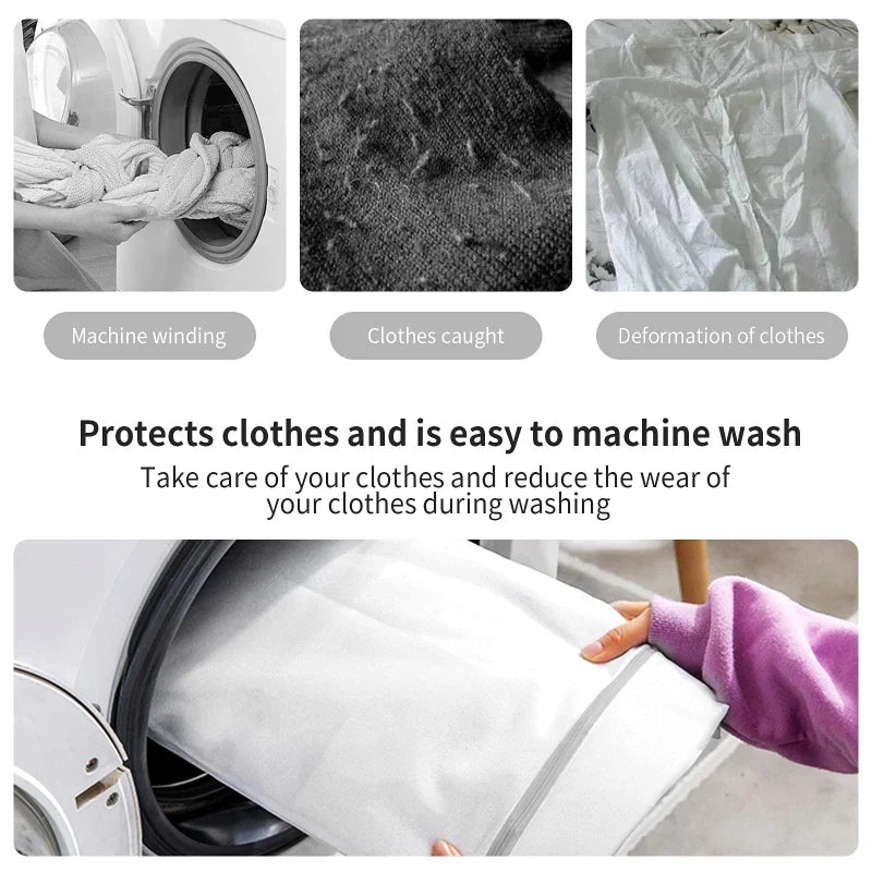 Mesh Laundry Bags – Reusable Honeycomb Polyester, Multi-Pack
