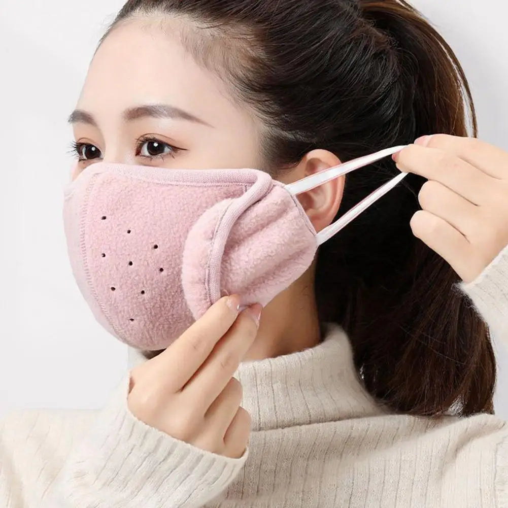 Winter Fleece Earmuffs & Windproof Face Mask – Unisex 1/2/3 Pcs