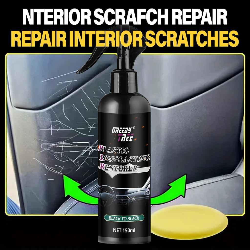 Car Plastic Repair Kit – Crystal Coating & Black Interior Wax
