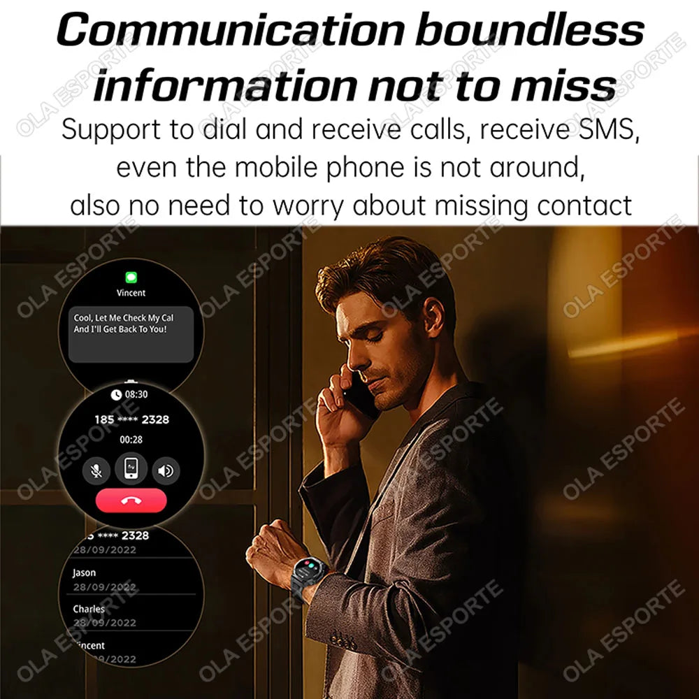 Military-grade Outdoor Sports Smartwatch 520mAh GPS LED Flashlight