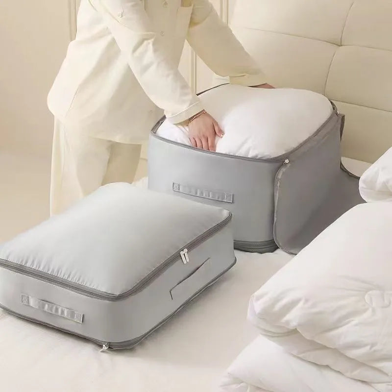 Heavy-Duty Self-Compressing Storage Bag – Clothes & Bedding