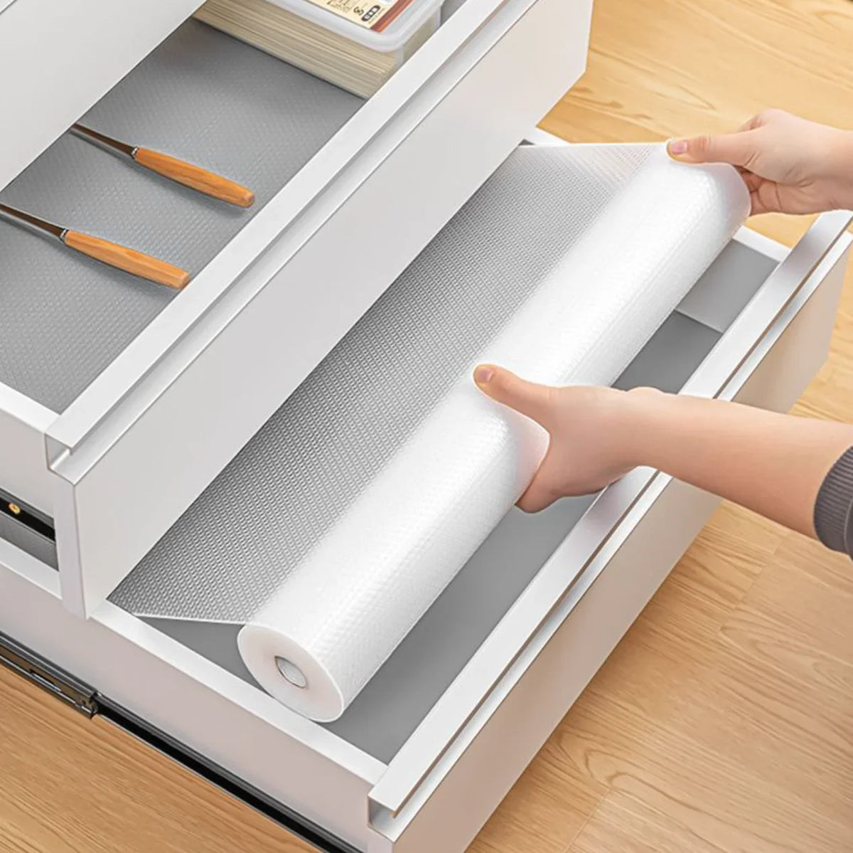 Non-Slip Waterproof EVA Drawer & Shelf Liner – Non-Adhesive