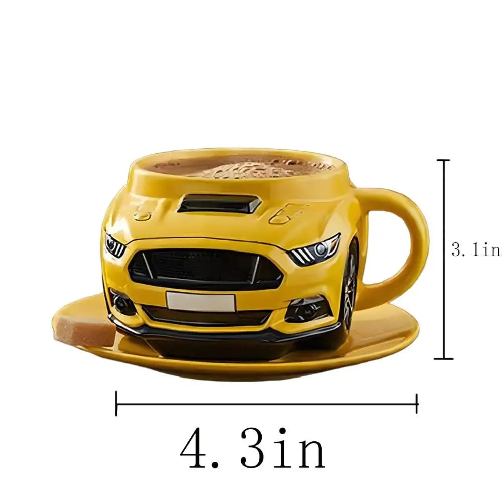 Car Shaped Stainless Steel Coffee Mug | Novelty Truck Gift