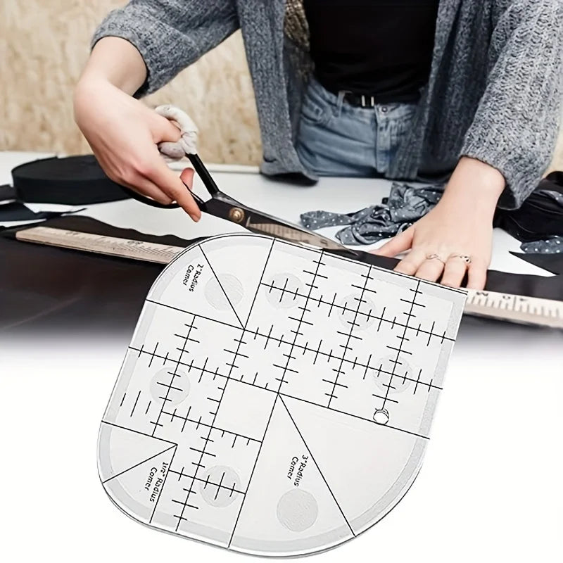 Acrylic Corner Quilting Ruler – DIY Sewing Template Tool