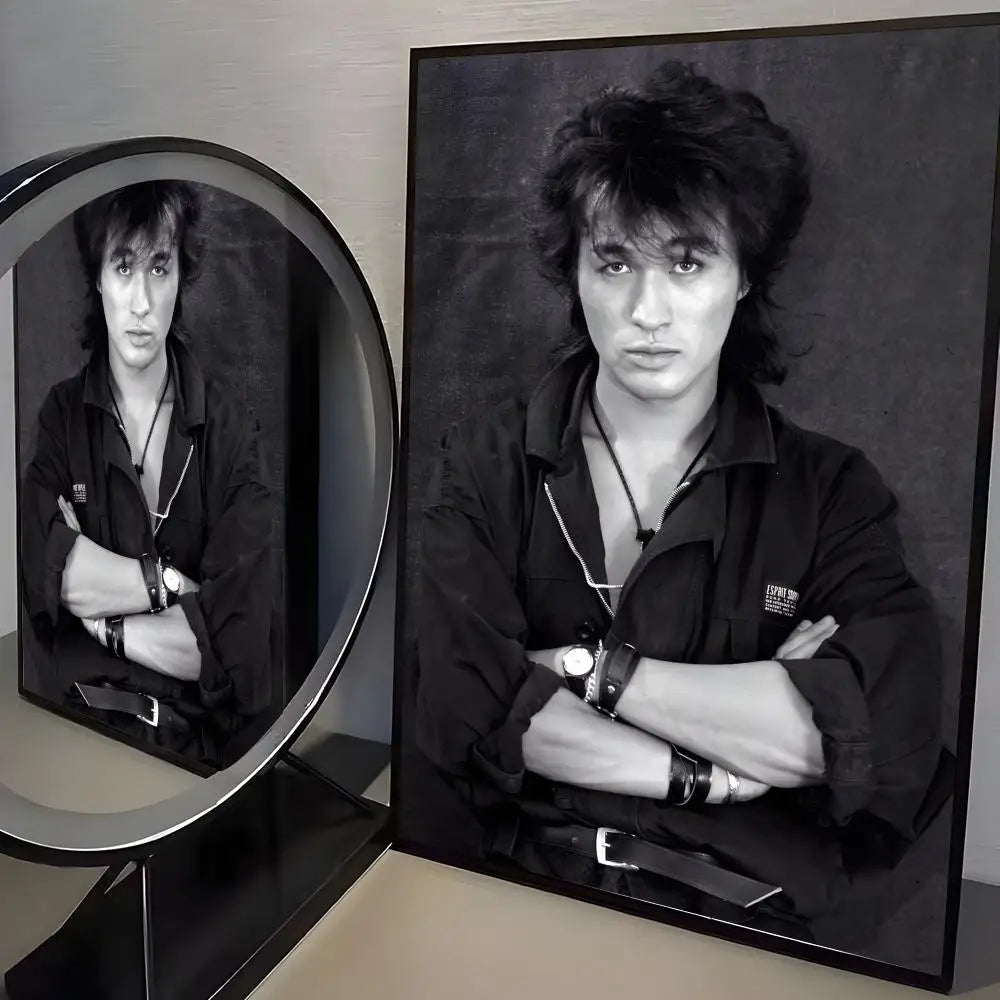 Viktor Tsoi Self-Adhesive Poster Sticker | Modern Wall Art Decor