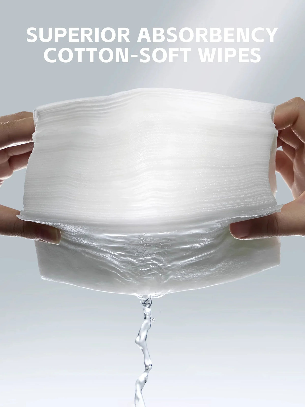 AIBEDILA Baby Cotton Dry Wipes – Unscented & Hypoallergenic