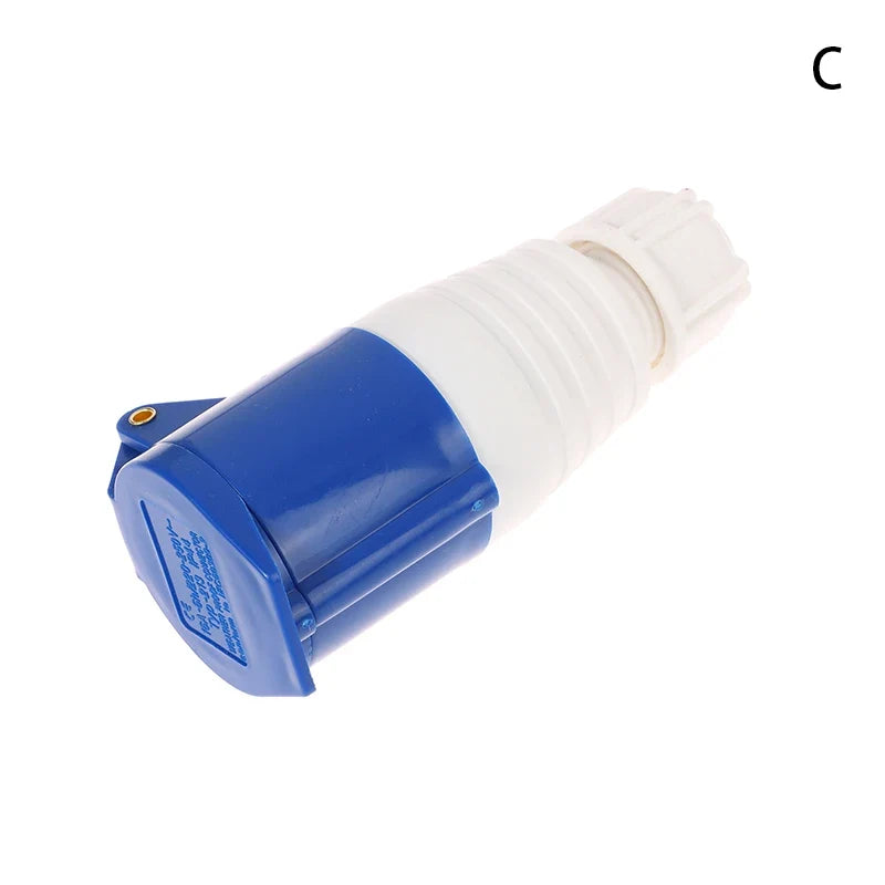 220V 16A 3 Pin Industrial Waterproof Plugs Socket Male Female