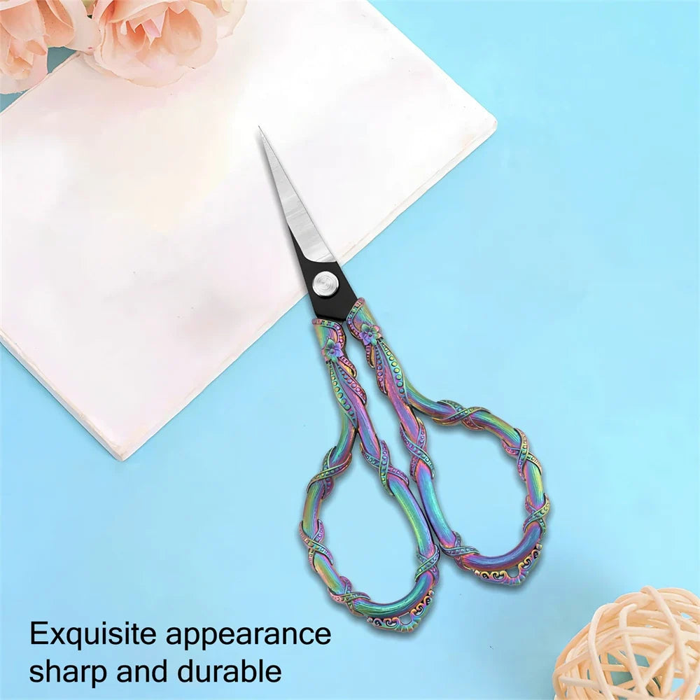 Vintage Mini Embroidery Scissors – Steel Thread & Fabric Cutter