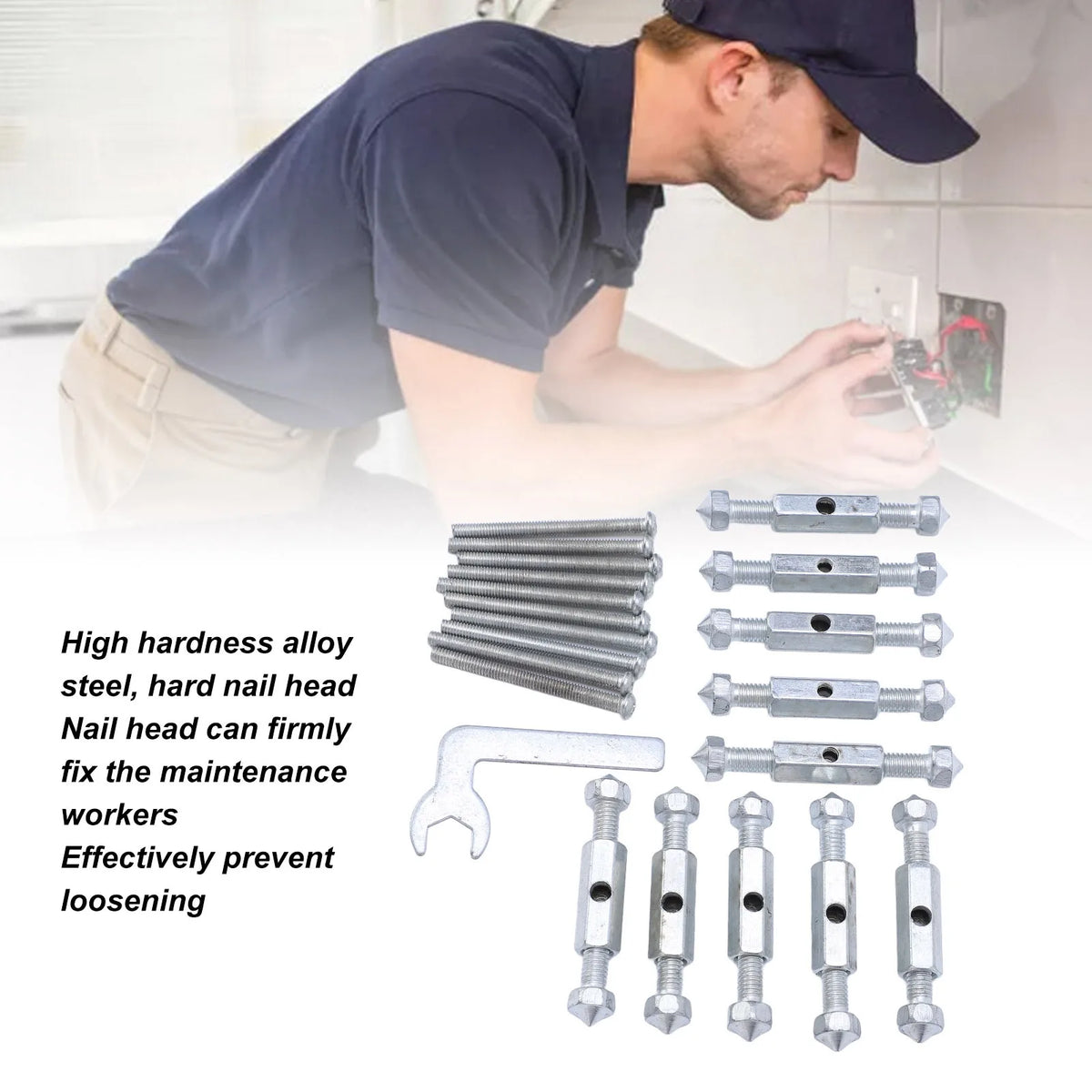 Cassette Repair Device Wall Electrical Box Screw Tool 118 Light