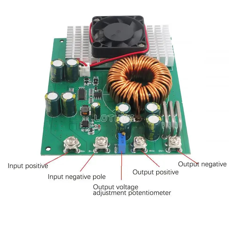 1000W 50A DC-DC Buck Converter – Adjustable Step-Down Module