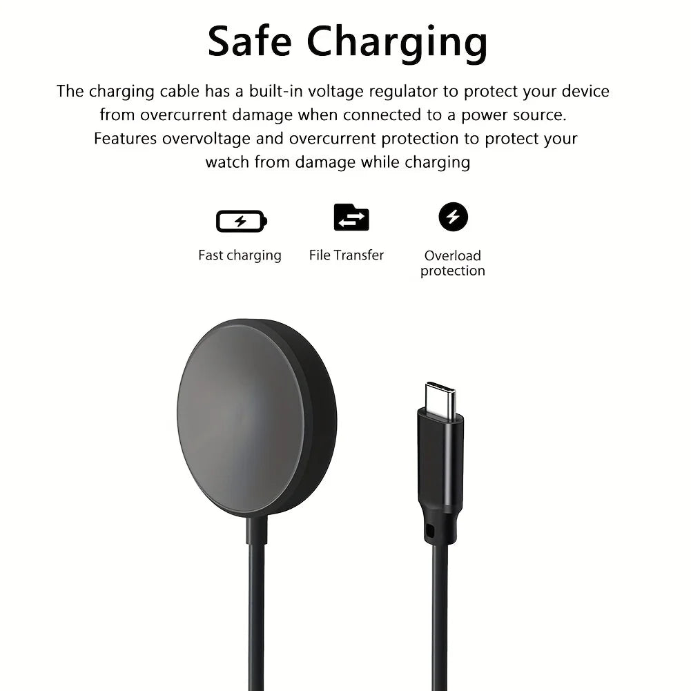 USB-C Samsung Galaxy Watch Charger – Watch 6/5/4/3 Fast Charge
