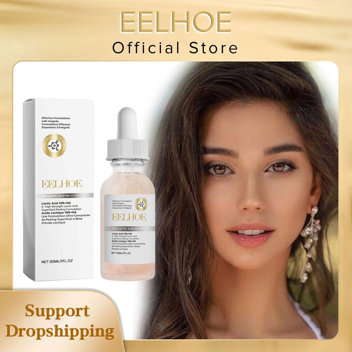 EELHOE 10% Sodium Hyaluronate Face Serum – Hydrate & Brighten