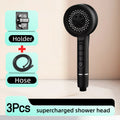 Adjustable High-Pressure Handheld Shower Head with Filter & Hose