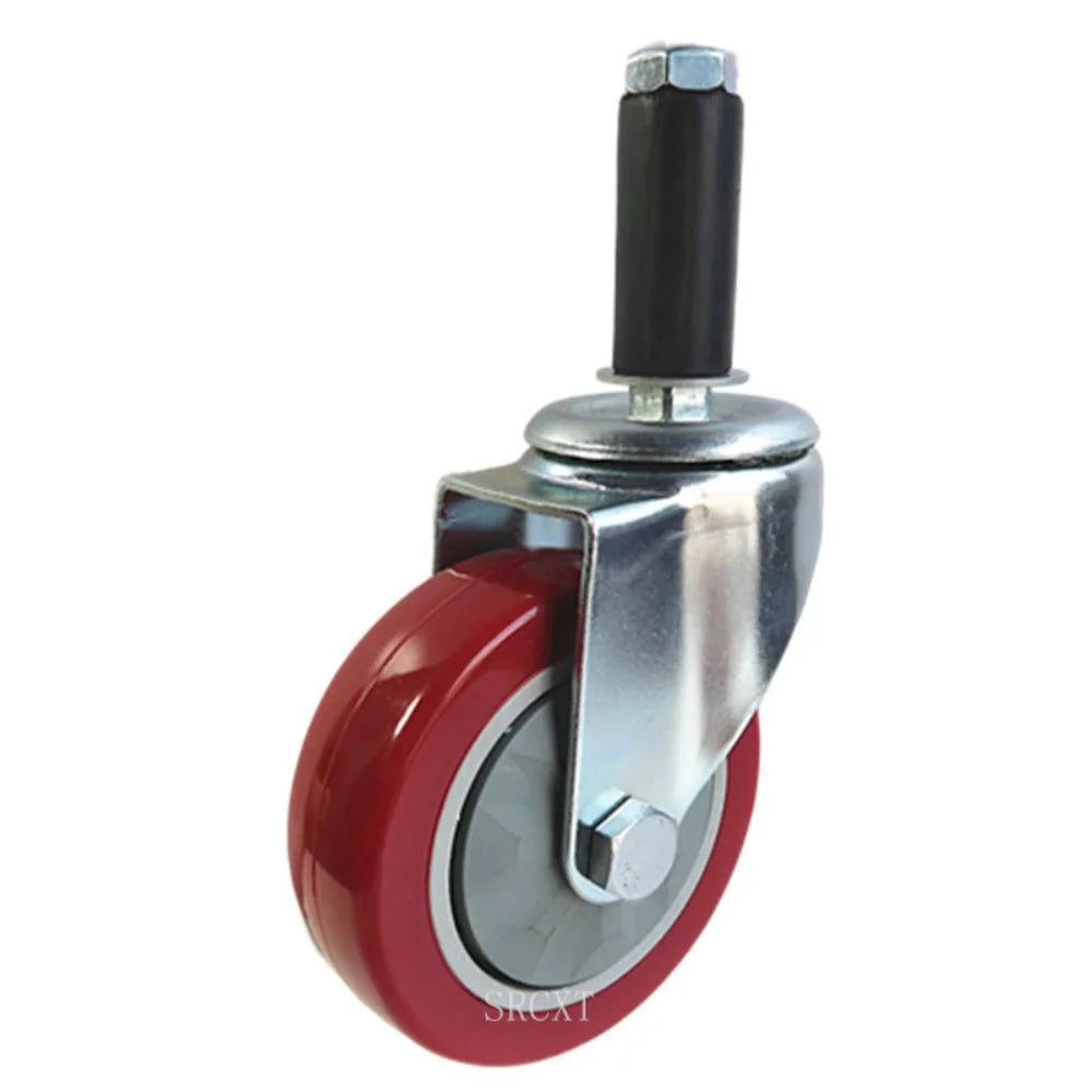 3/4/5" Polyurethane Swivel Caster Wheels with Lock & Ball Bearing