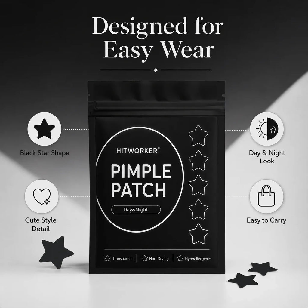 Star Hydrocolloid Spot Patches 80/280pcs – Day & Night Skin Care