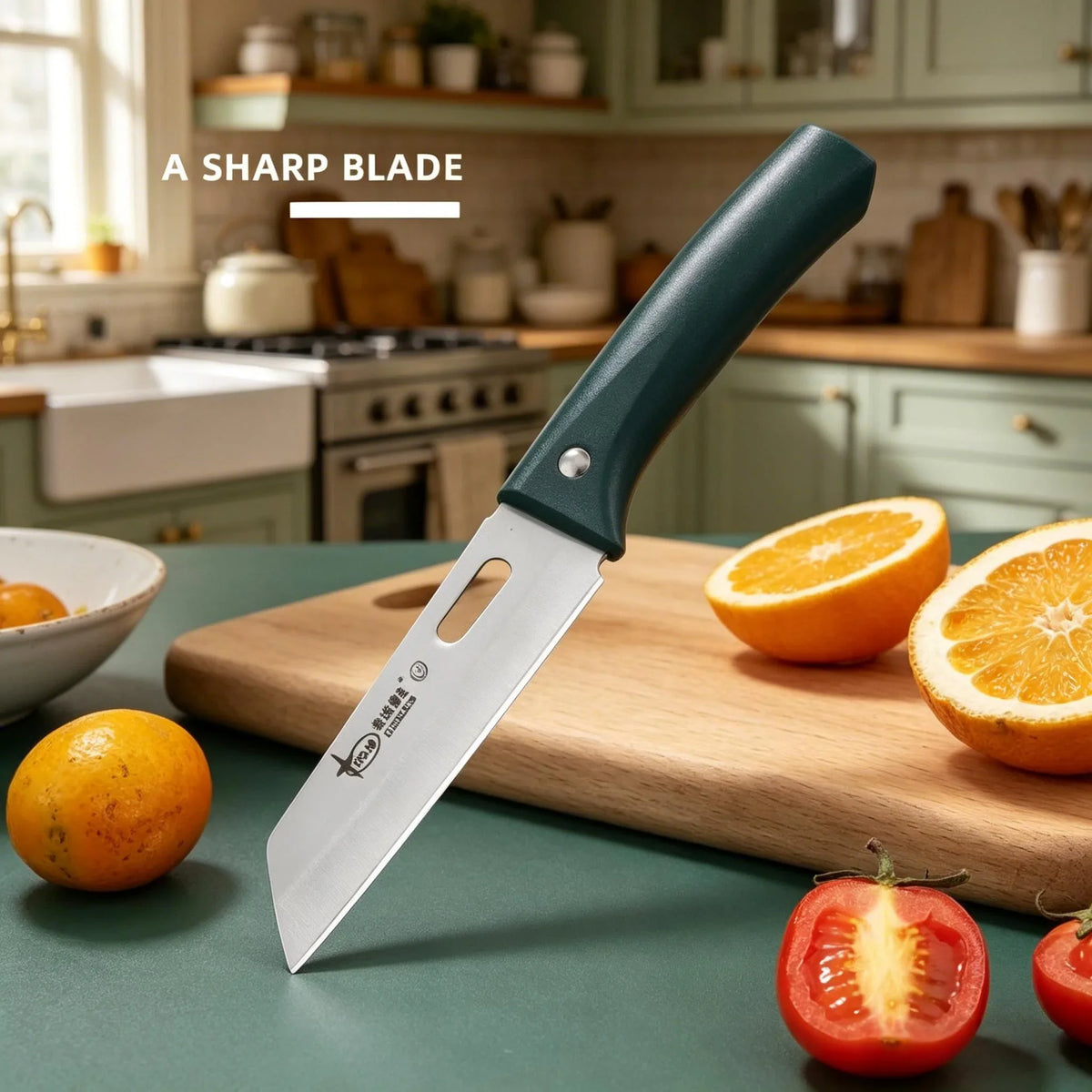 Stainless Steel Folding Fruit Knife – Portable Peeling Knife