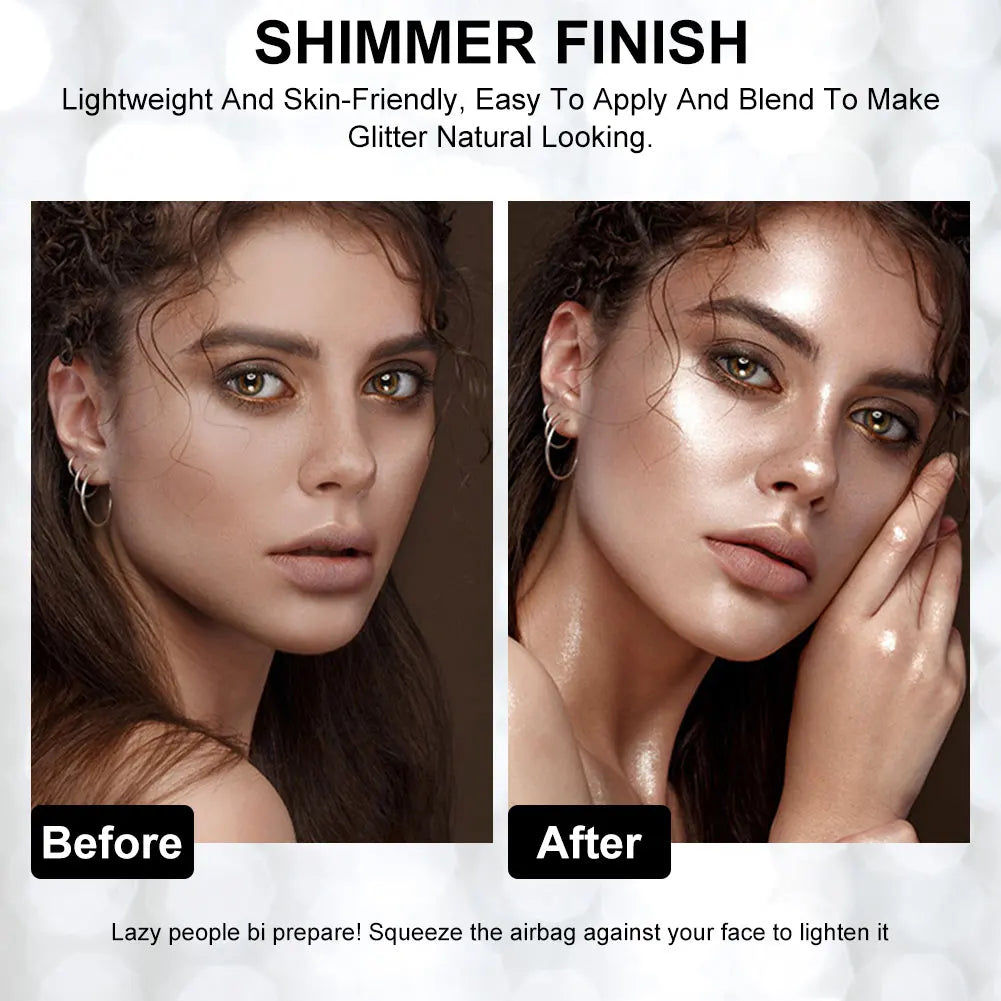 Star Glitter Spray Body Highlighter | 3D Fine Glitter Powder